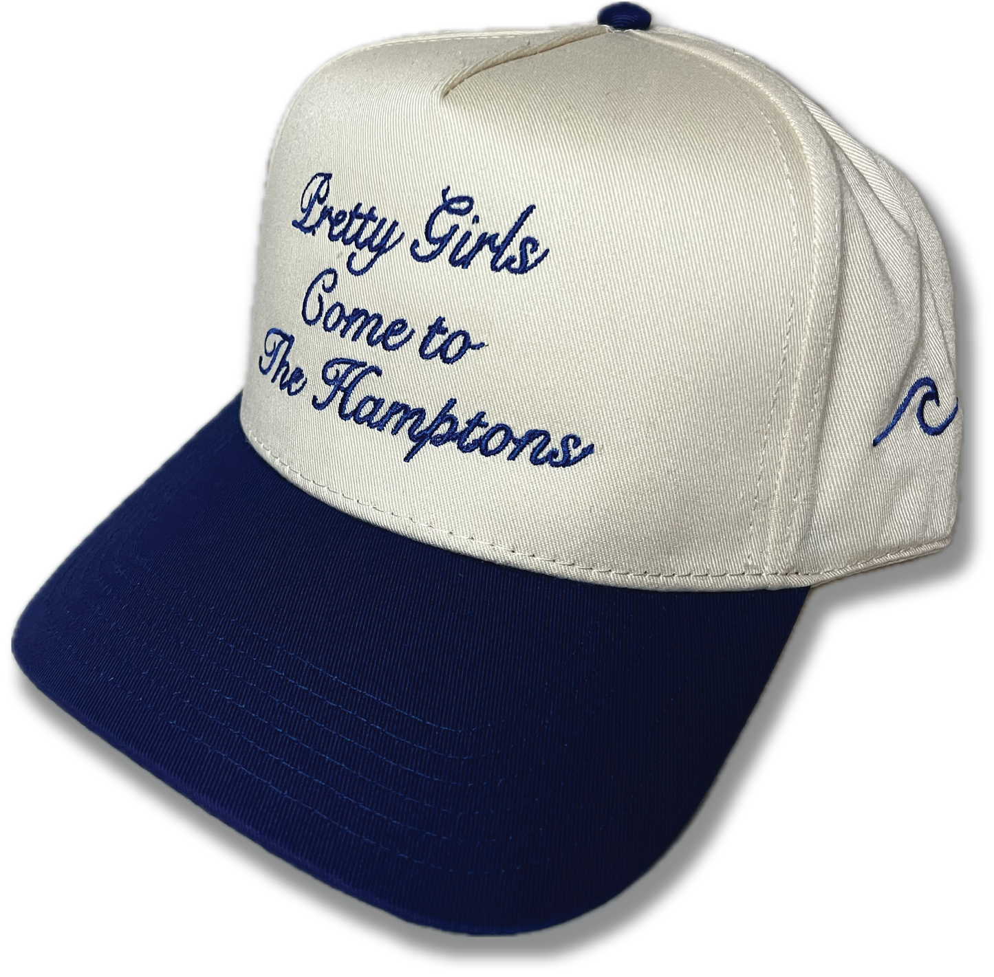 Hamptons Edition: Sand White and Ocean Blue Hat